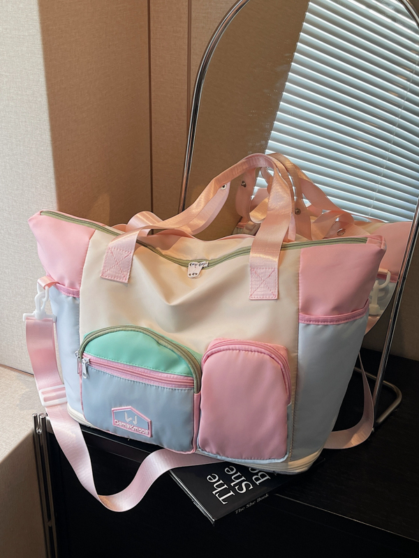 ボストンバッグ 多機能ポケット付き快適旅行バッグ 2色展開