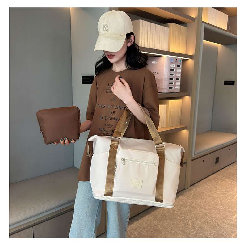 シンプル収納ボストンバッグ