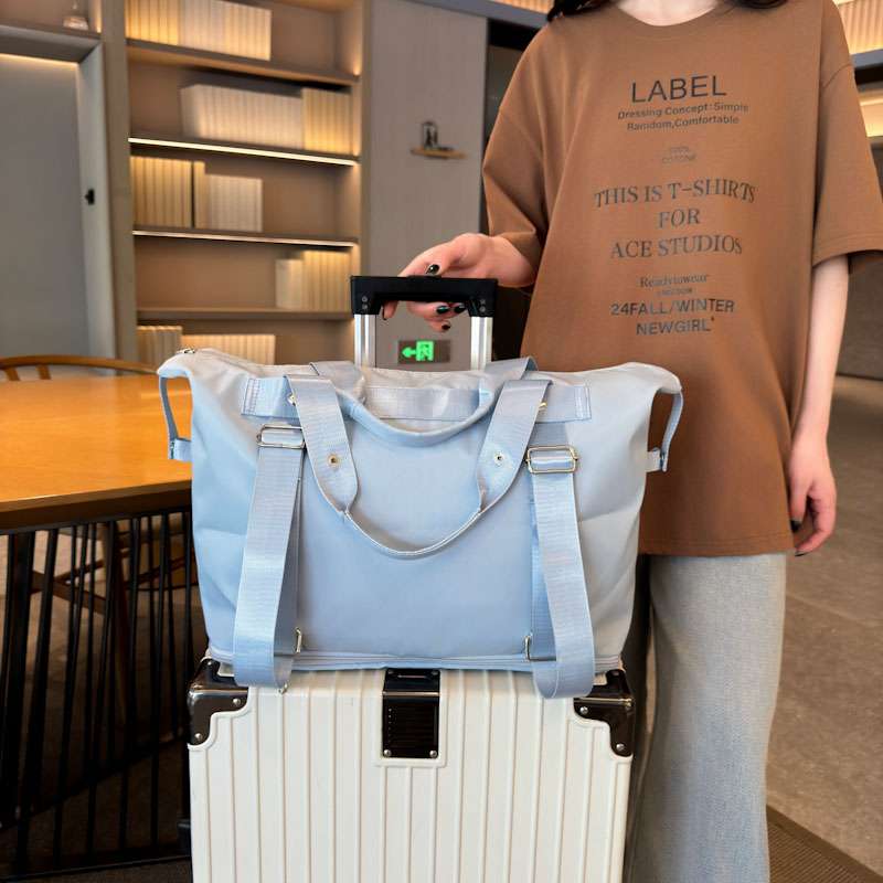シンプル収納ボストンバッグ