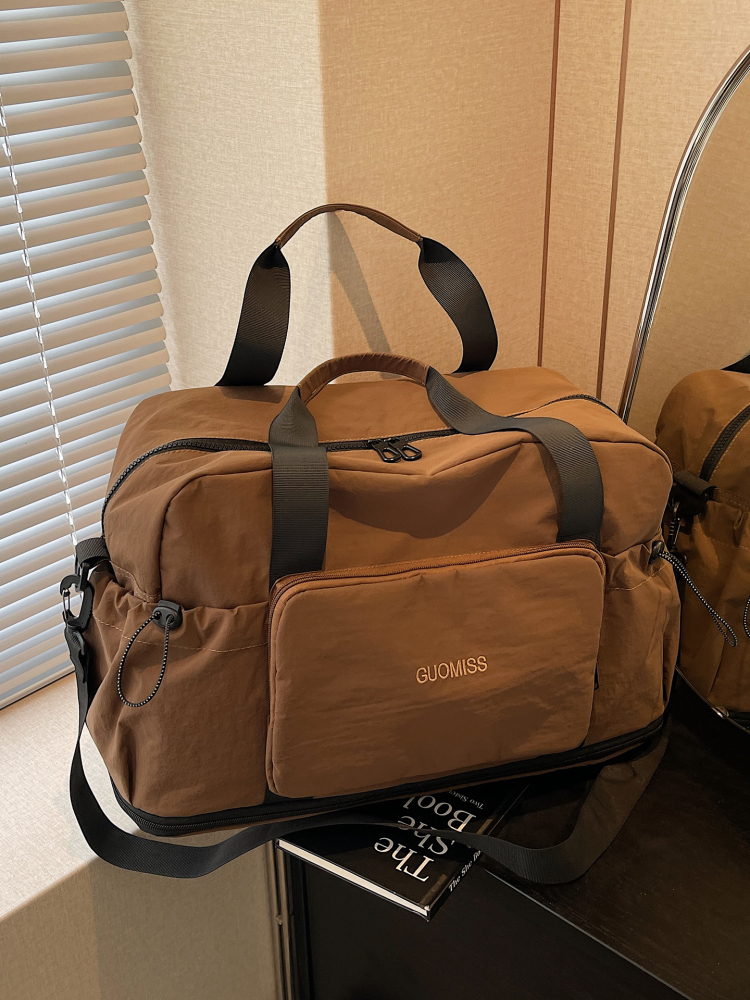ボストンバッグ 多機能ポケット付き 旅行用ボストン 6色展開