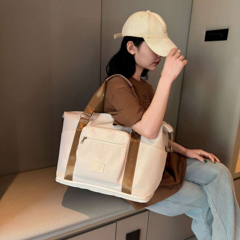 シンプル収納ボストンバッグ
