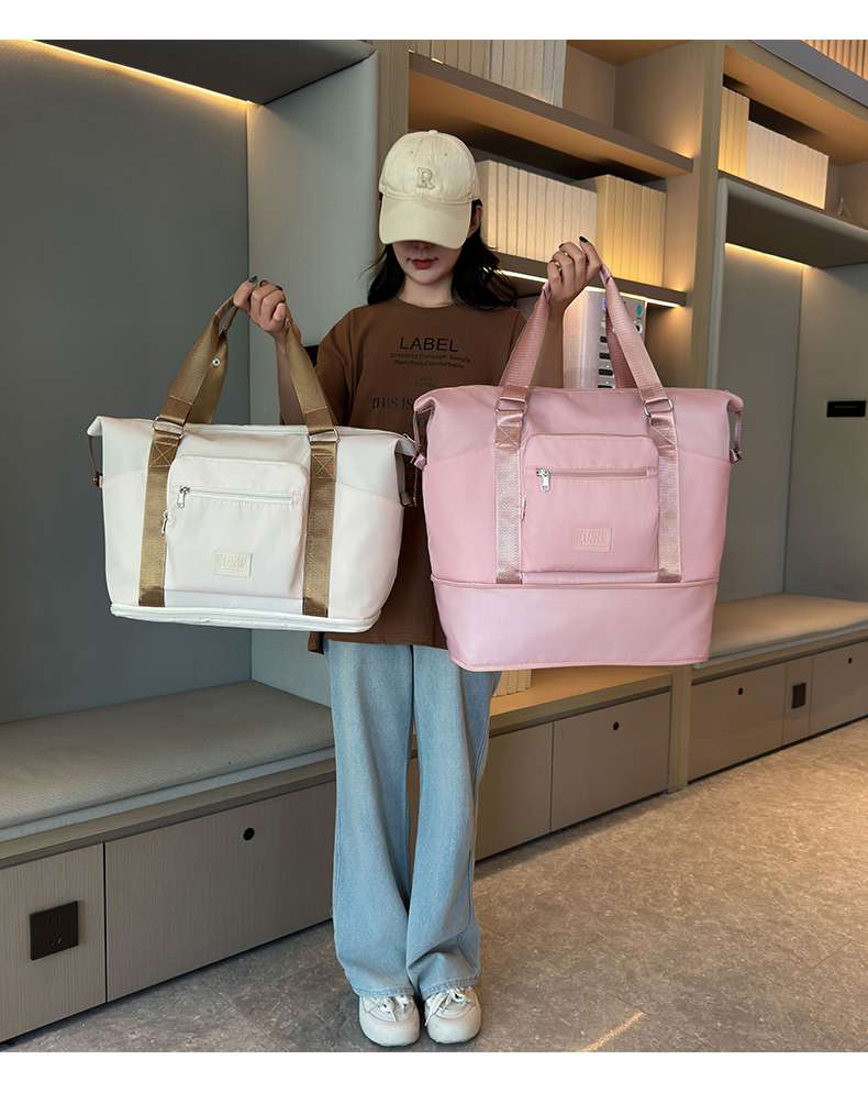 シンプル収納ボストンバッグ