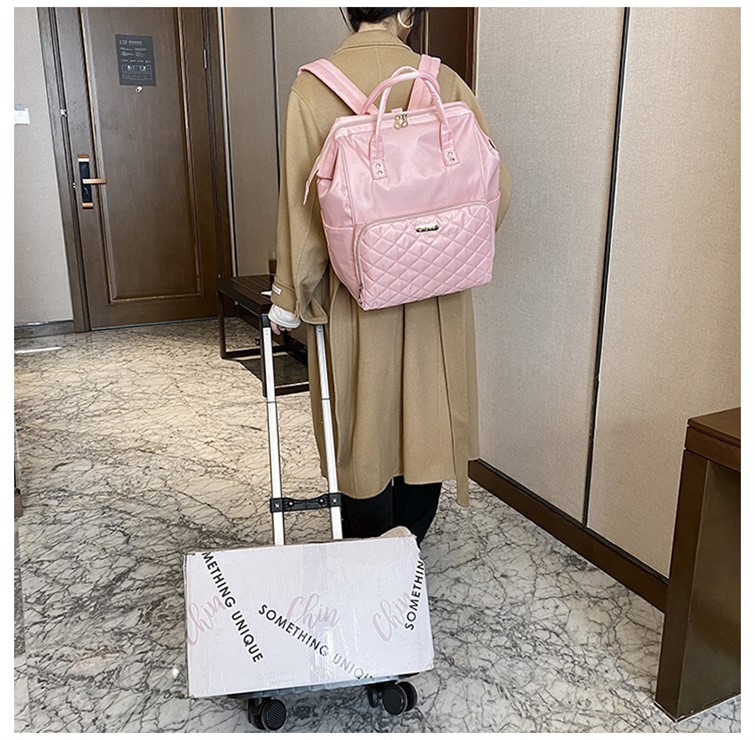ボストンバッグ 多機能キャリー型ボストンバッグ
