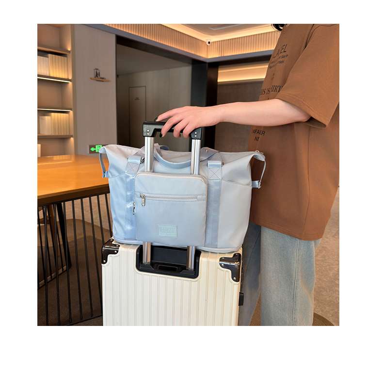 シンプル収納ボストンバッグ