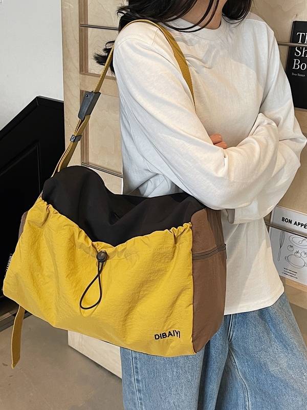 バイカラー ショルダーボストン 軽量 