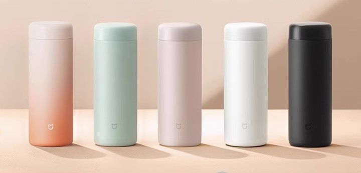水筒 コンパクト設計 ステンレス鋼製保温保冷水筒 350ml