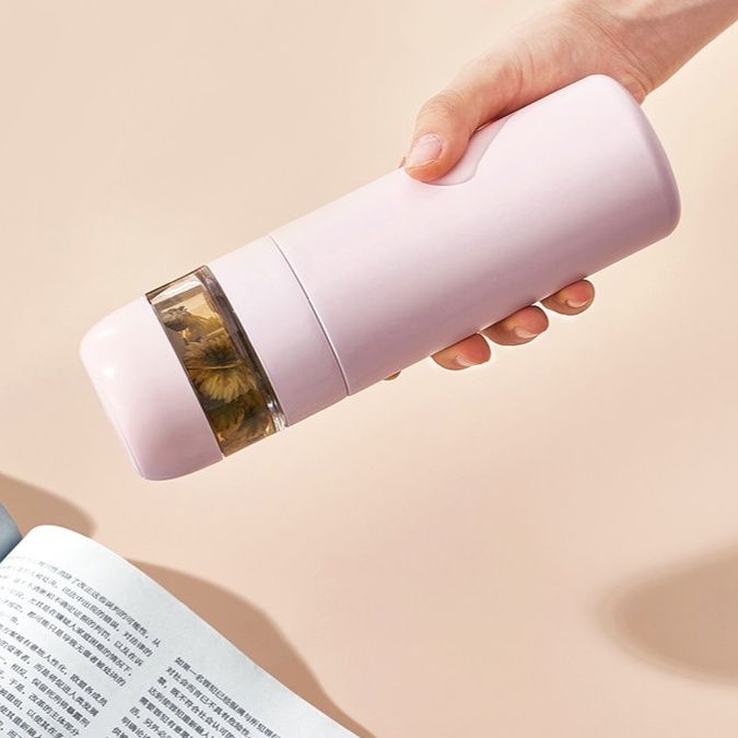 水筒 茶葉分離式保温保冷水筒スリムボトル