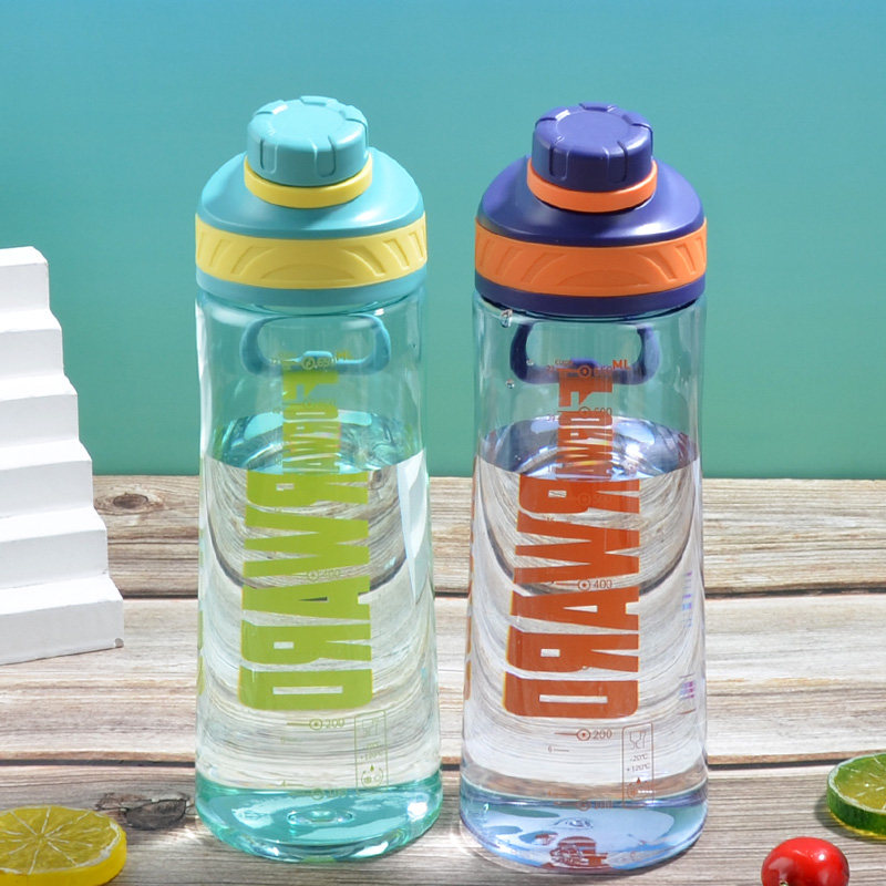 水筒 スポーツ向け大容量プラスチック製携帯水筒