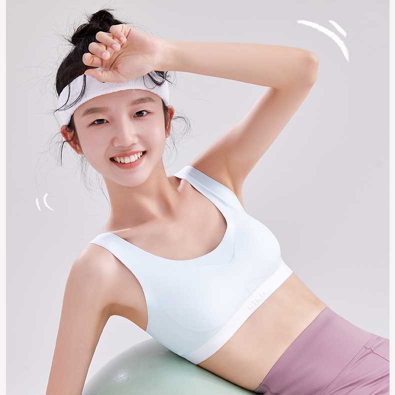 【２枚セット】中学生ブラ やさしい肌触り 成長期快適スポブラ