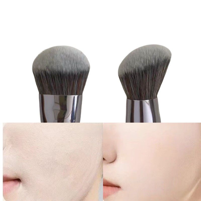 メイクブラシ プロ仕様丸型ファンデーション専用ブラシ