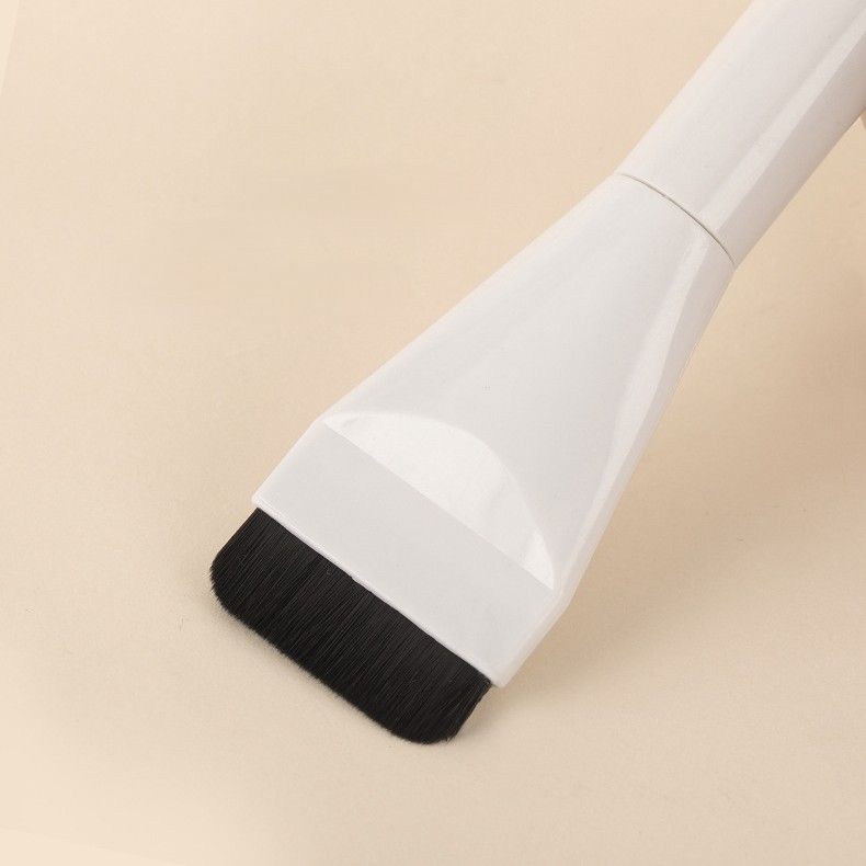 メイクブラシ プロ仕様平筆型ファンデーション専用ブラシ