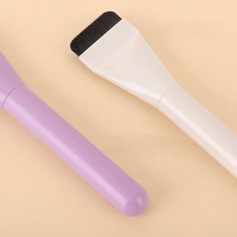 メイクブラシ プロ仕様平筆型ファンデーション専用ブラシ