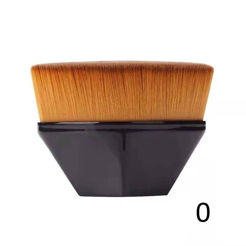 メイクブラシ 多面体型プロ仕様ファンデーション専用ブラシ