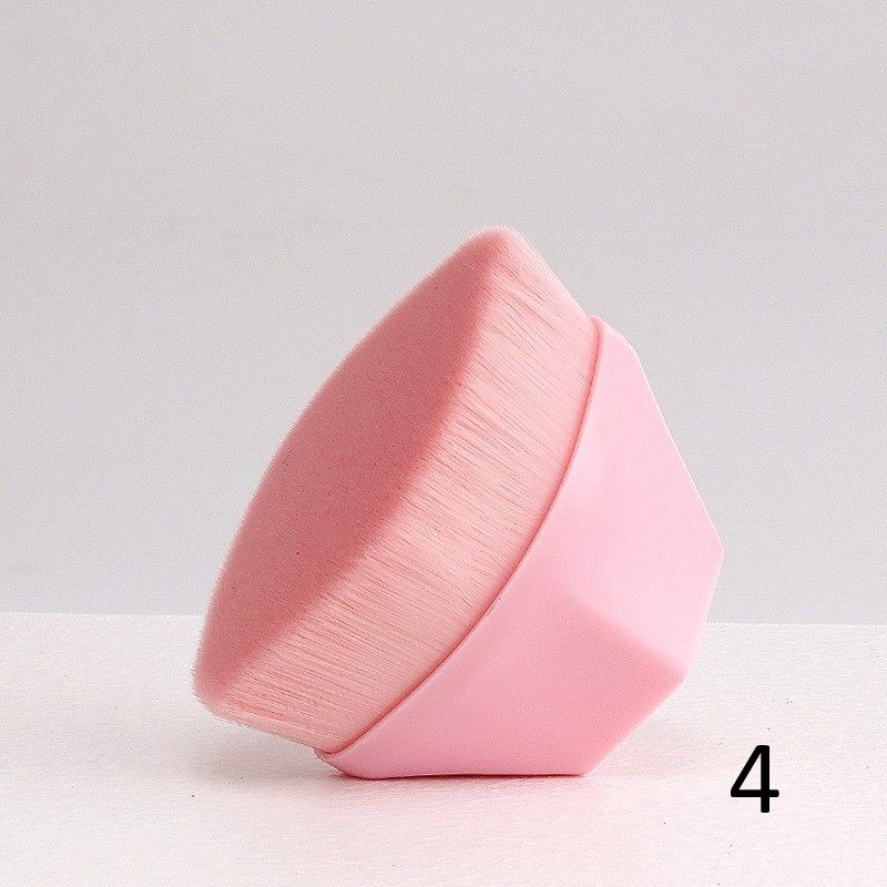 メイクブラシ 多面体型プロ仕様ファンデーション専用ブラシ