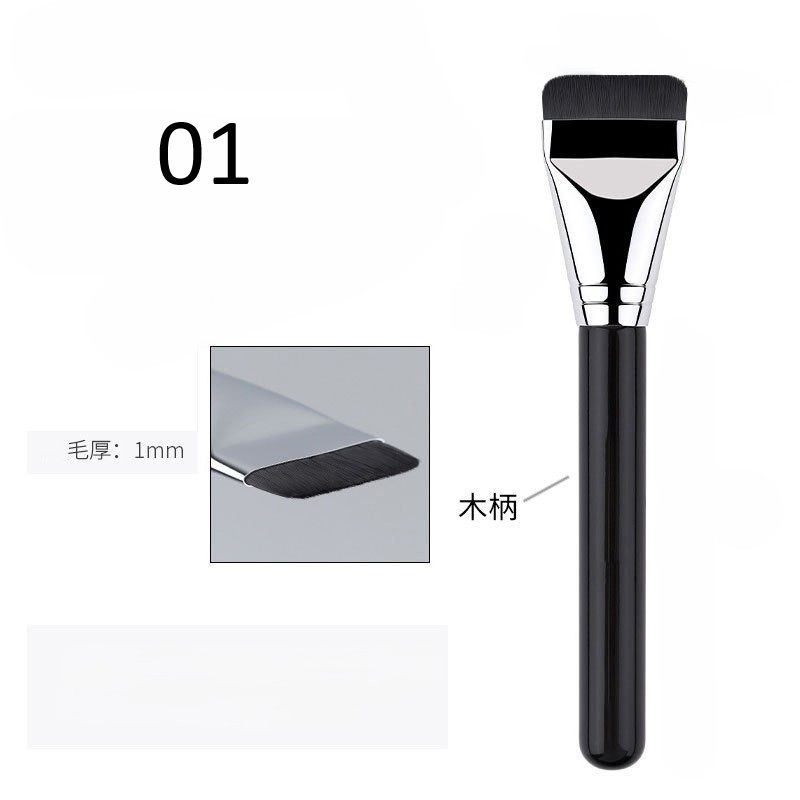 メイクブラシ プロ仕様筆型ファンデーションブラシ