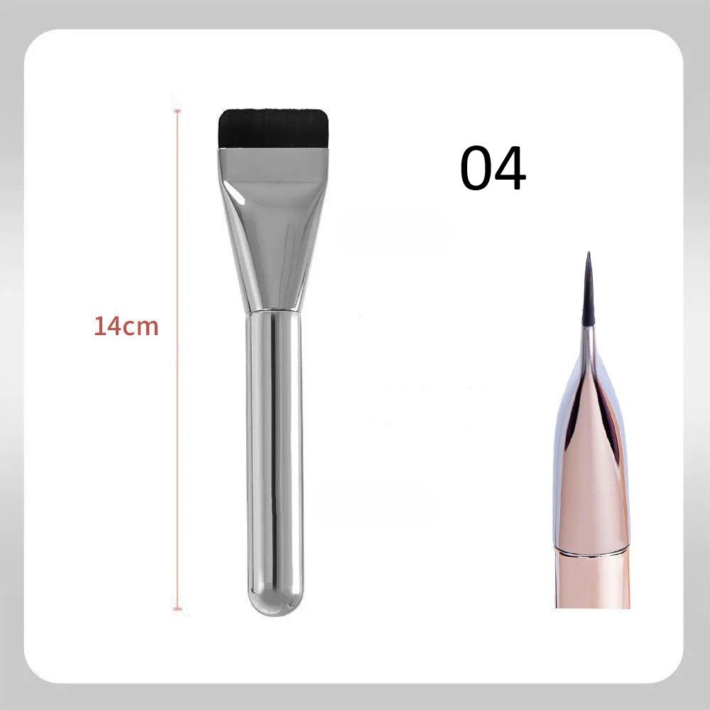 メイクブラシ プロ仕様筆型ファンデーションブラシ