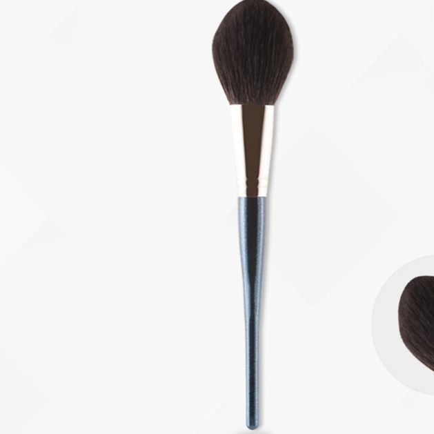 メイクブラシ プロ仕様扇形散粉ファンデーションブラシ