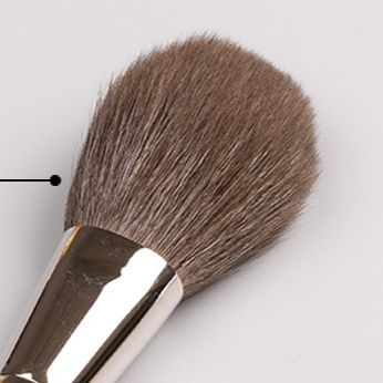 メイクブラシ プロ仕様扇形散粉ファンデーションブラシ