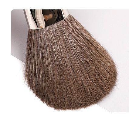 メイクブラシ プロ仕様扇形散粉ファンデーションブラシ