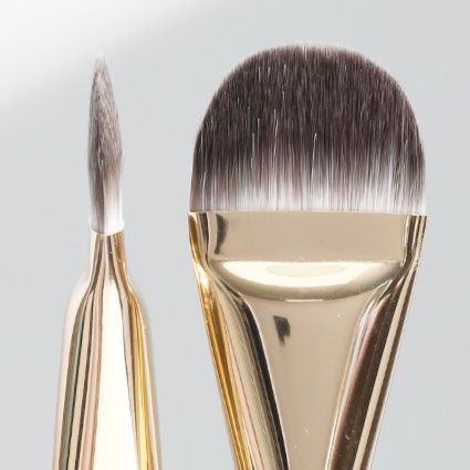 メイクブラシ 敏薄加工刷型ファンデーション用ブラシ