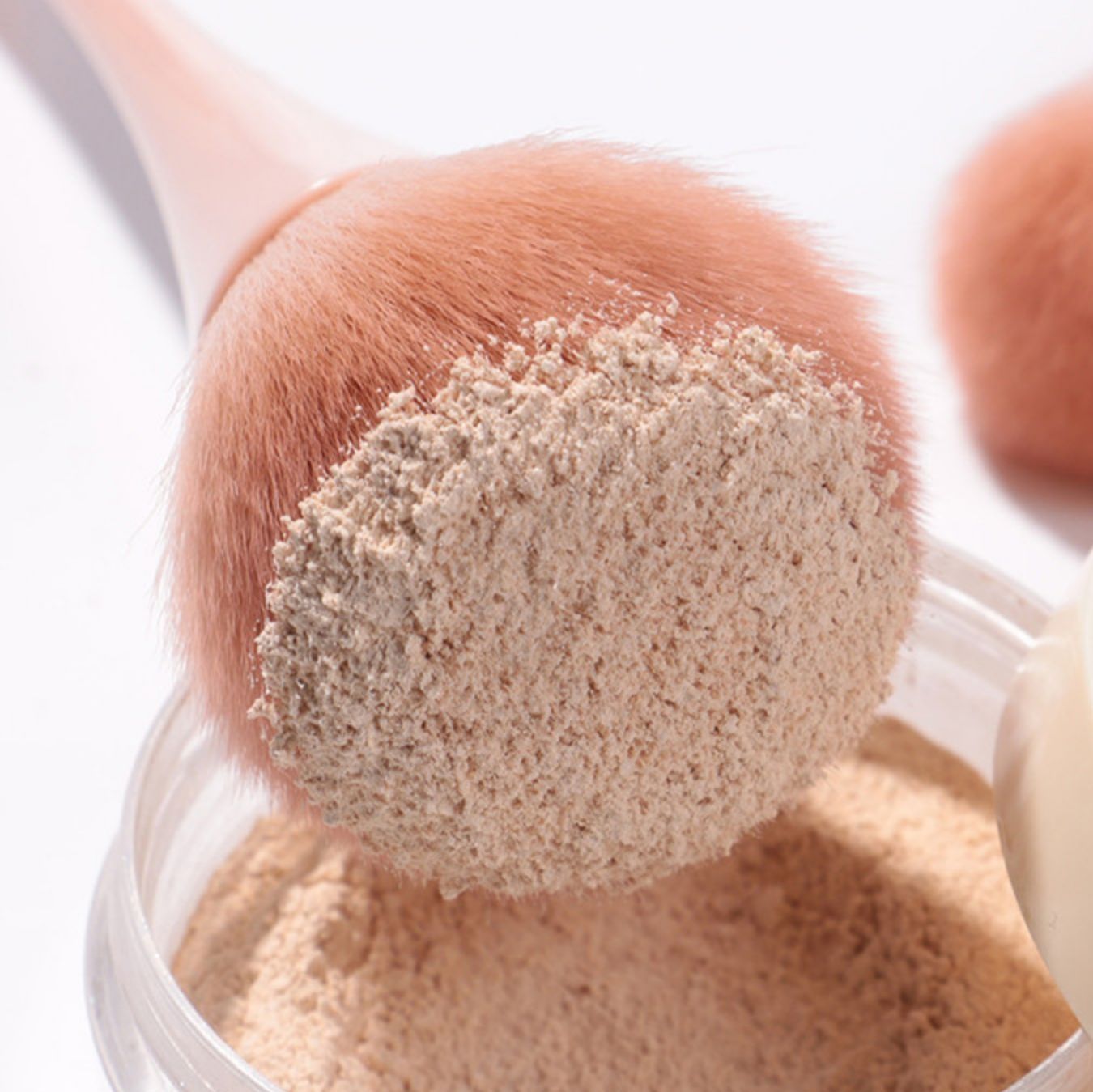 メイクブラシ プレミアム光沢柄メイクブラシファンデーション用