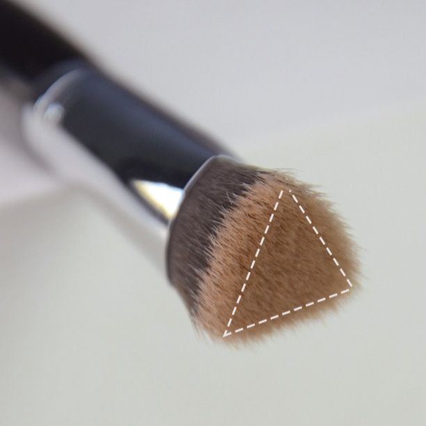 メイクブラシ 三角高光遮瑕刷 匠心伝承シリーズ