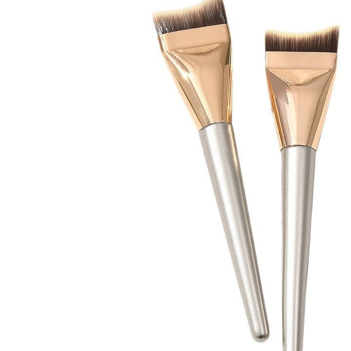 メイクブラシ プロ仕様平型コンシーラー専用ブラシ