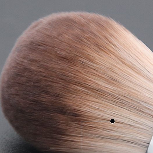 メイクブラシ プロ仕様丸型チークブラシ