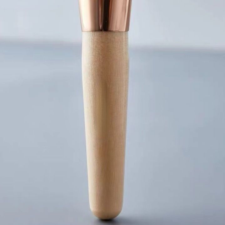 メイクブラシ 平頭型人造繊維チークブラシ