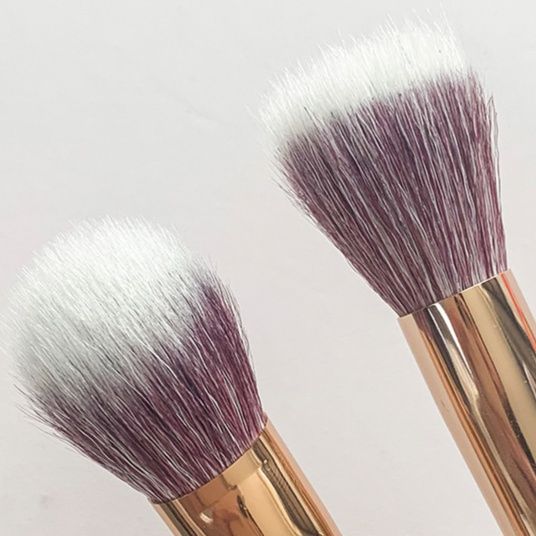 メイクブラシ 羊毛メイクブラシセット二本組