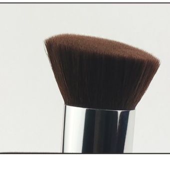 メイクブラシ 斜めカット平型ファンデーションブラシ