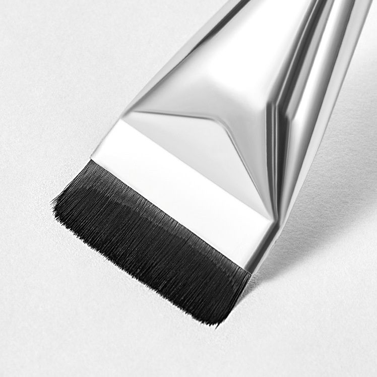 メイクブラシ プロ仕様平筆型ファンデーションブラシ