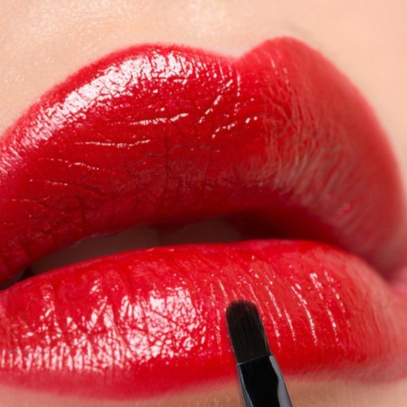 メイクブラシ プロ仕様繰り出し式リップブラシ