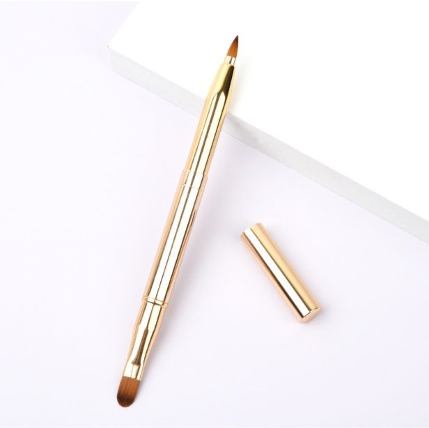 メイクブラシ プロ仕様携帯用リップメイクブラシ