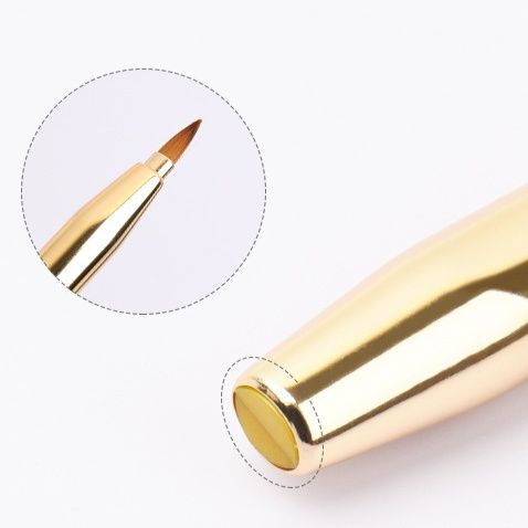 メイクブラシ プロ仕様携帯用リップメイクブラシ