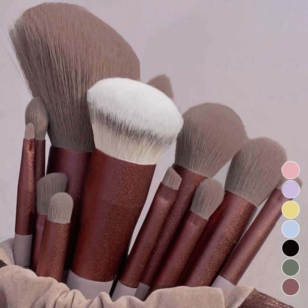 メイクブラシ 十三本セット 収納ポーチ付き