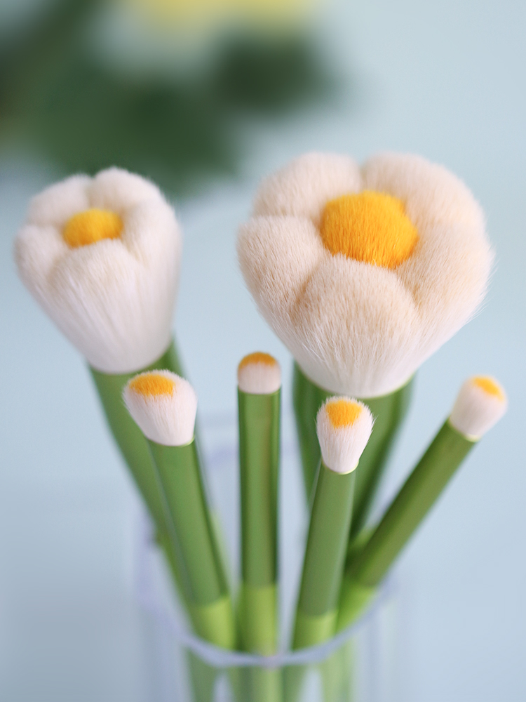 メイクブラシ セット 花咲くメイクブラシ六本セット