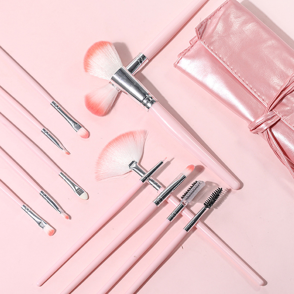 メイクブラシ 化粧筆十二本セット専用収納袋付き