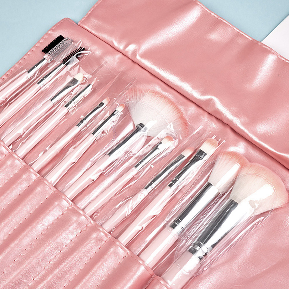 メイクブラシ 化粧筆十二本セット専用収納袋付き