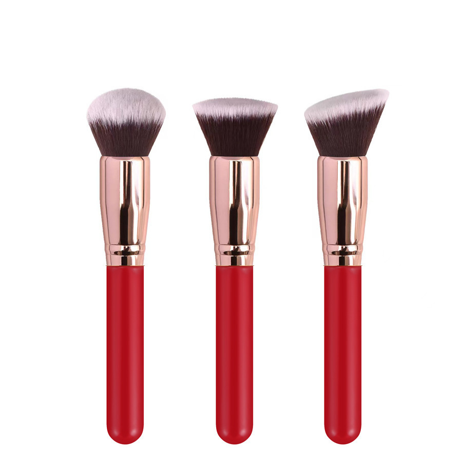メイクブラシ プロ仕様多機能ファンデーションブラシ三本組