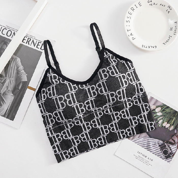 胸パッド付きキャミソール ブラトップ レディース 8色展開