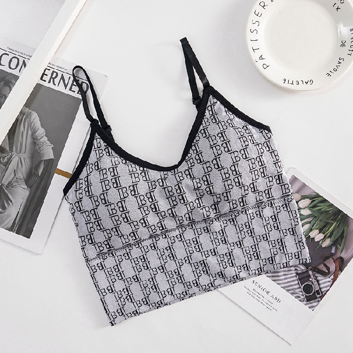 胸パッド付きキャミソール ブラトップ レディース 8色展開