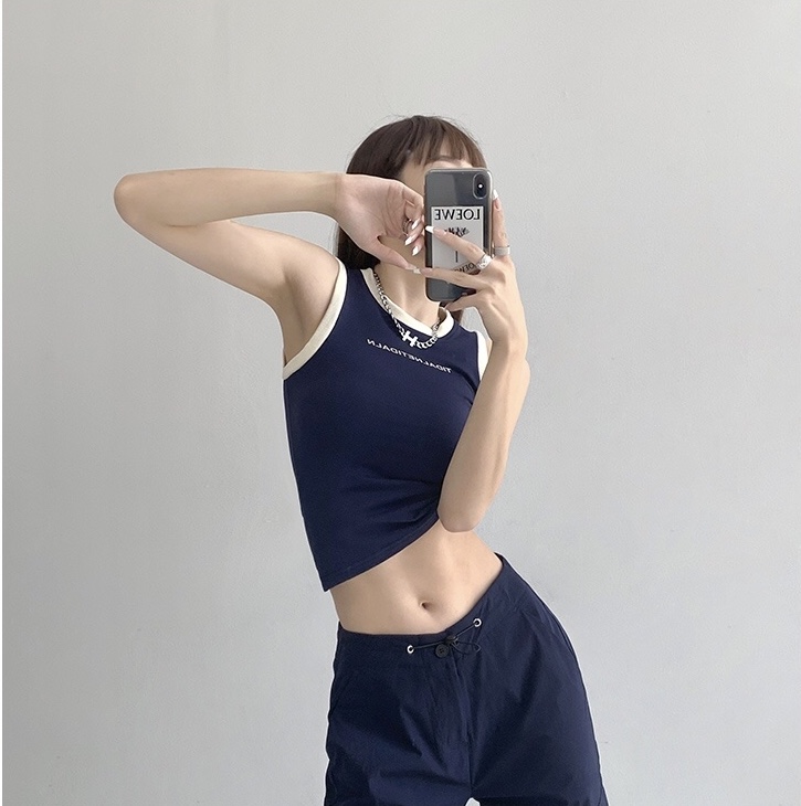 ブラトップタンクトップ クール コントラスト