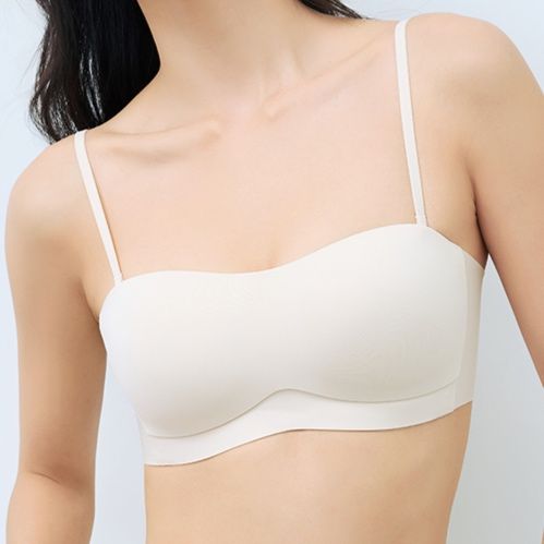 ブラトップ なめらか胸元 ベアトップチューブ