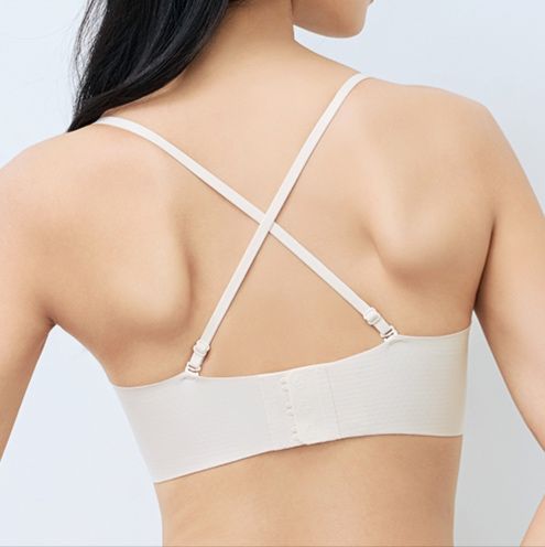 ブラトップ なめらか胸元 ベアトップチューブ