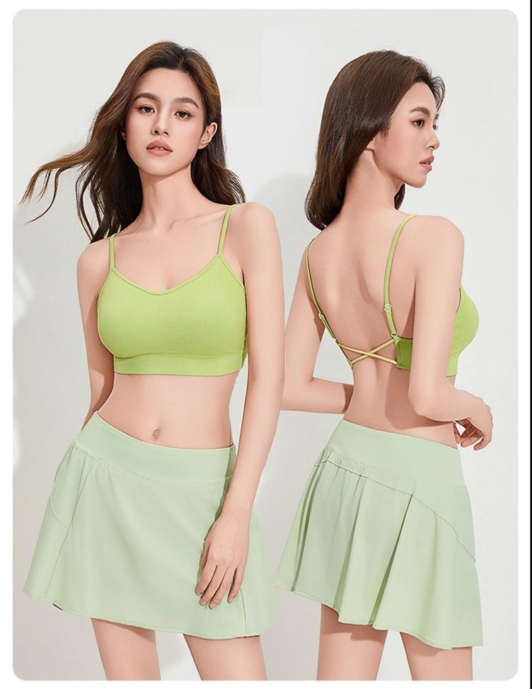 ブラトップ 交差美背デザインブラトップ
