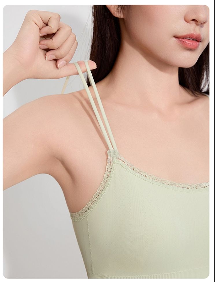 ブラトップ 交差美背デザインブラトップ