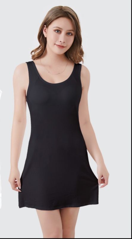 ブラトップ シンプル美シルエットブラトップワンピース