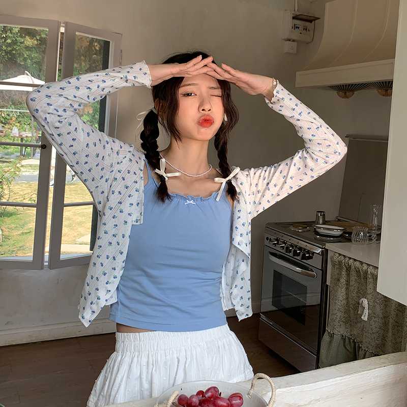 パール飾り付き 美シルエットブラトップ