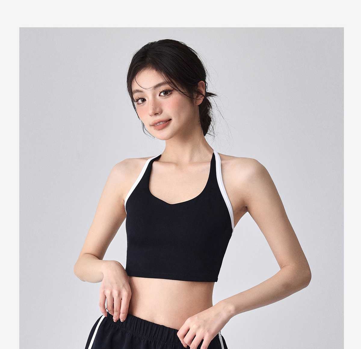 すっきり美姿勢 ホルターネックブラトップ